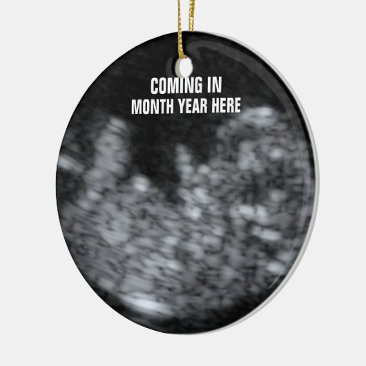 Expectant Baby Keepake Keramikornament (Links)