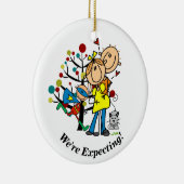Expectant Couple, Super Boy, Cat Ornament (Rechts)