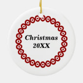 Expectant Couple, Two Cats, Dog Ornament (Hinten)