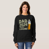 Expectant dad Future Dad Dad to be Dad 2024 loadin Sweatshirt (Vorne ganz)