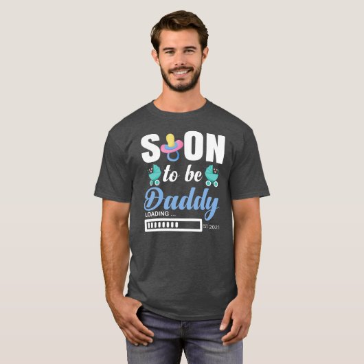 Expectant dads 2023 erwartet Väter 2023 T-Shirt (Vorne ganz)