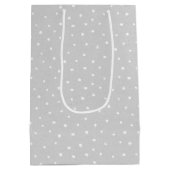 Expectant Mother on Polka Dots Mittlere Geschenktüte (Rückseite)