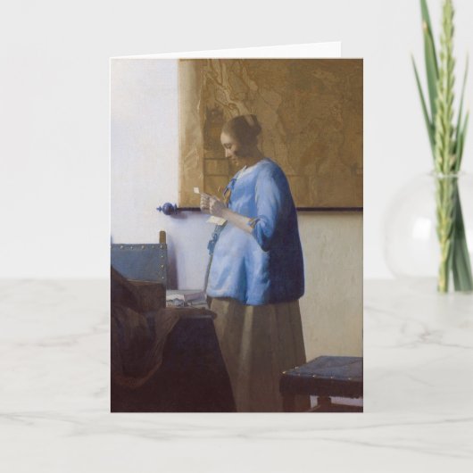 Expectant Mother Reading Karte (Vorderseite)