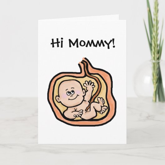Expectant Mother-to-be-Mother-Day-Card Karte (Vorderseite)