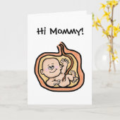 Expectant Mother-to-be-Mother-Day-Card Karte (Gelbe Blume)