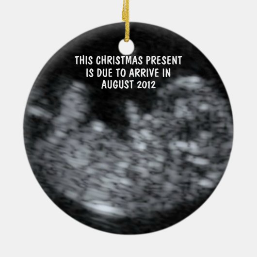 Expectant Mutter Keramikornament (Hinten)