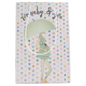 Expectant Mutter mit Umbrella Mittlere Geschenktüte (Vorderseite)