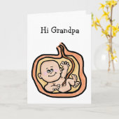 Expectant Oma Vatertag Card Karte (Gelbe Blume)