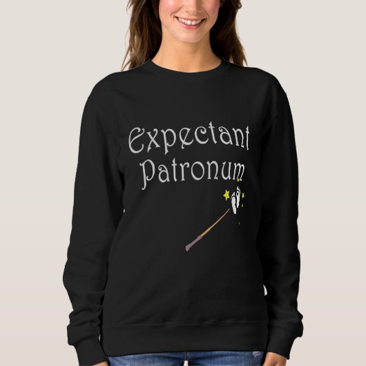 Expectant Patronum Pregnant Magic Sweatshirt (Vorderseite)