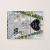 Expecting baby Floral Pregnancy Announcement  Puzzle (Horizontal)