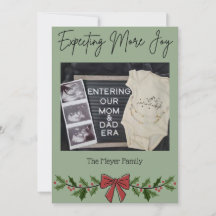 Expecting More Joy Christmas Card