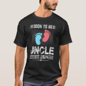 Expecting New Uncle Soon To Be Promoted To Uncle 2 T-Shirt (Vorderseite)