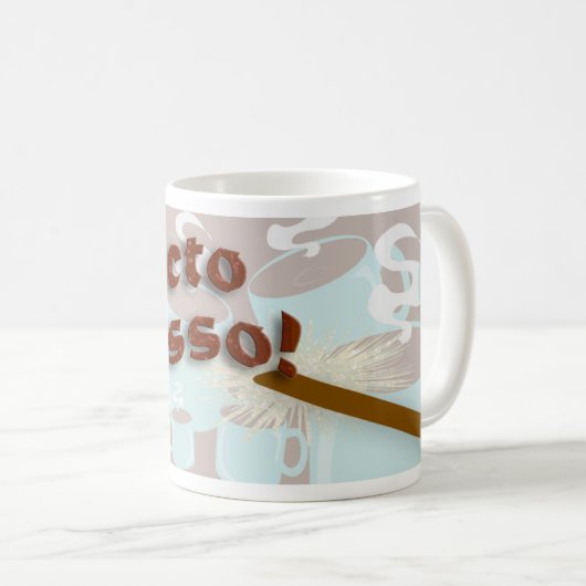 Expecto Espresso Zauberspass Spaß Kaffeetasse (VorderseiteRechts)