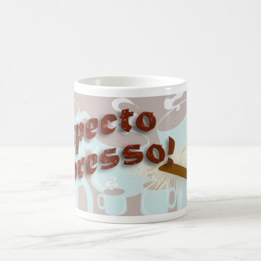 Expecto Espresso Zauberspass Spaß Kaffeetasse (Mittel)