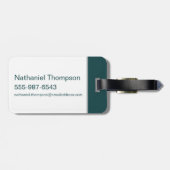 Expecto Patronum Filigree Graphic Gepäckanhänger (Rückseite horizontal)