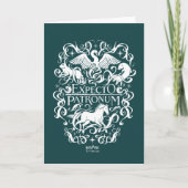 Expecto Patronum Filigree Graphic Karte (Vorderseite)