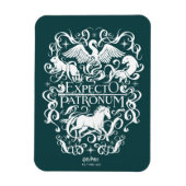 Expecto Patronum Filigree Graphic Magnet (Vertikal)