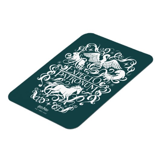 Expecto Patronum Filigree Graphic Magnet (Linke Seite)