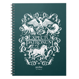 Expecto Patronum Filigree Graphic Notizblock