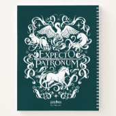 Expecto Patronum Filigree Graphic Notizblock (Rückseite)