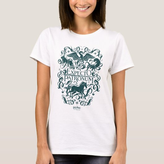 Expecto Patronum Filigree Graphic T-Shirt (Vorderseite)