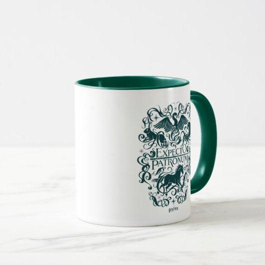 Expecto Patronum Filigree Graphic Tasse (VorderseiteRechts)
