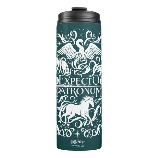 Expecto Patronum Filigree Graphic Thermosbecher (Vorderseite)