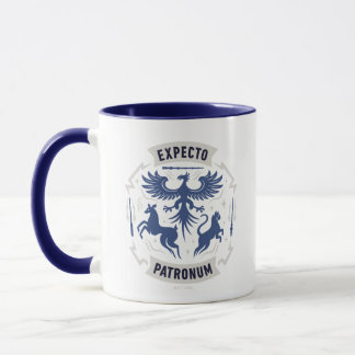 Expecto Patronum Vintage-Silhouette-Grafik Tasse