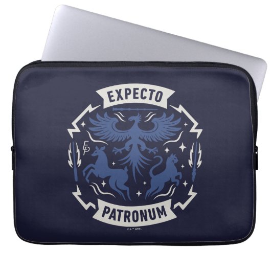 Expecto Patronum Vintage Silhouette Graphic Laptopschutzhülle (Vorderseite)
