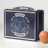 Expecto Patronum Vintage Silhouette Graphic Metall Brotdose (Beispiel)