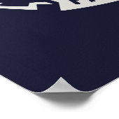 Expecto Patronum Vintage Silhouette Graphic Poster (Ecke)