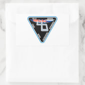 Expedition 46 Logo Rechteckiger Aufkleber (Tasche)