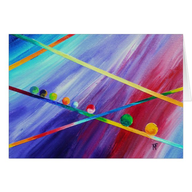 Expedition - abstrakte Kunst (Vorderseite (Horizontal))