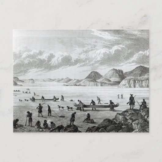 Expedition durch Point Lata auf der Postkarte (Vorderseite)