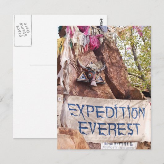Expedition Everest Postkarte (Vorne/Hinten)