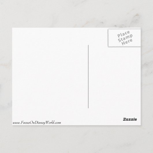 Expedition Everest Postkarte (Rückseite)