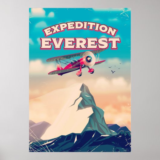 Expedition Everest Travel Poster (Vorne)