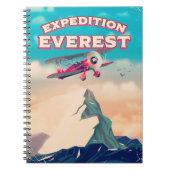 Expedition Everest Travel Poster Notizblock (Vorderseite)