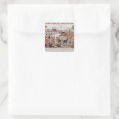 Expedition in Constantine Quadratischer Aufkleber (Tasche)