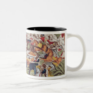 Expedition in Constantine Zweifarbige Tasse