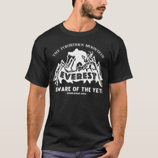 Expedition Mount Everest Yeti Forschungsberg T-Shirt