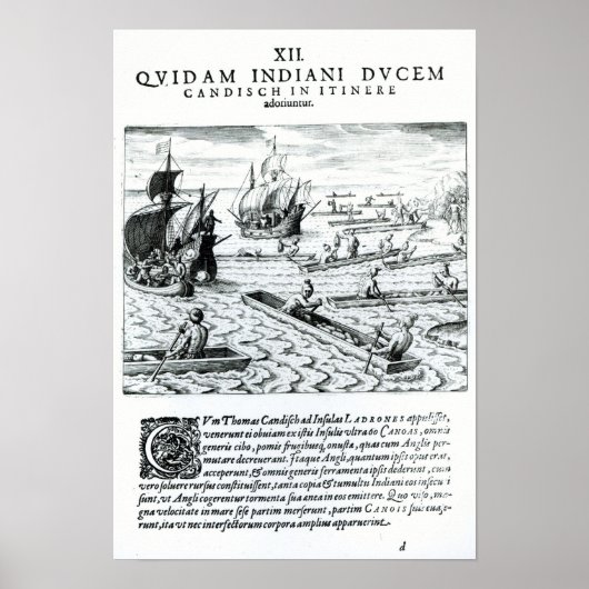 Expedition of Thomas Cavendish Poster (Vorne)