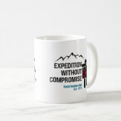 Expedition ohne Kompromisse.w Kaffeetasse (VorderseiteRechts)