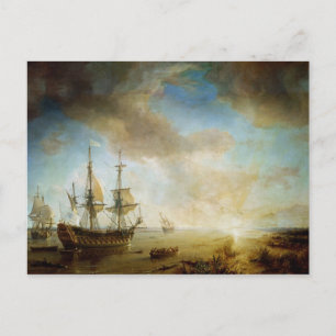 Expedition von Robert Cavelier de La Salle Postkarte