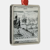 Expedition von Thomas Cavendish Ornament Aus Metall (Rechts)