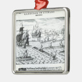 Expedition von Thomas Cavendish Ornament Aus Metall (Links)