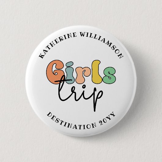 Expedition zu benutzerdefinierten Mädchen | Niedli Button (Vorderseite)