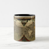 Expeditionis 1595 Nauticae Zweifarbige Tasse (Mittel)