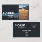 Expeditions Outfitters Business Card Visitenkarte (Vorne/Hinten)