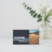 Expeditions Outfitters Business Card Visitenkarte (Stehend Vorderseite)